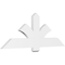 Ekena Millwork Redmond Architectural Grade PVC Gable Bracket, 60"W x 22 1/2"H x 2"D x 6"F, 9/12 Pitch GBP060X23X0206RED00 - alternate 1